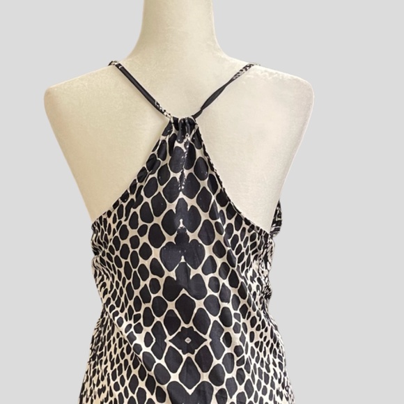 Snakeskin Print Maxi Slip Dress Racerback Size Small/Medium - Picture 4 of 7